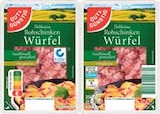 Delikatess Rohschinken-Würfel Angebote von Gut & Günstig bei EDEKA München für 2,25 €