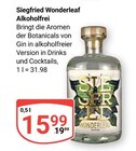 Wonderleaf Alkoholfrei Angebote von Siegfried bei GLOBUS Gera für 15,99 €