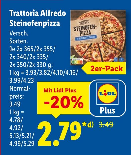 Steinofenpizza