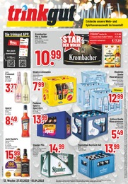 Getränkemarkt Prospekt von Trinkgut Mülheim Trinkgut Prospekt: "Aktuelle Angebote", 8 Seiten, 27.03.2023 - 01.04.2023