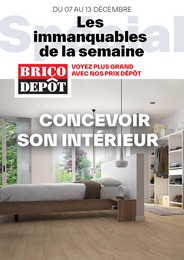 Catalogue Brico Dépôt à La Fontonne, avec 1 page Prospectus Brico Dépôt à La Fontonne, "Les immanquables de la semaine", 1 page, 07/12/2023 - 13/12/2023