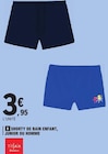 Shorty de bain enfant, junior ou homme - Tissaia Basics - E.Leclerc à Alençon Shorty de bain enfant, junior ou homme - Tissaia Basics en promo chez E.Leclerc Alençon à 3,95 €