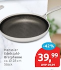 Edelstahl-Bratpfanne von Henssler im aktuellen budni Prospekt