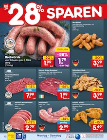 Bratwurst im aktuellen Netto Marken-Discount Prospekt (Mönchengladbach) Bratwurst im Netto Marken-Discount Prospekt "Aktuelle Angebote" mit 73 Seiten (Mönchengladbach)