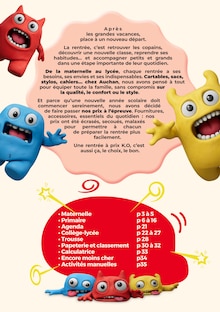 Catalogue Auchan Hypermarché de la semaine "LA SÉLECTION DE LA RENTRÉE" avec 2 pages, valide du 30/06/2026 au 30/08/2026 pour Fréjus et alentours Prospectus Auchan Hypermarché de la semaine "LA SÉLECTION DE LA RENTRÉE" avec 2 pages, valide du 30/06/2026 au 30/08/2026 pour Fréjus et alentours