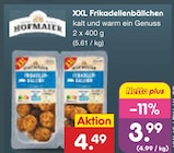XXL Frikadellenbällchen im Angebot bei Netto Marken-Discount in Aachen XXL Frikadellenbällchen Angebote von Hofmaier bei Netto Marken-Discount Aachen für 3,99 €