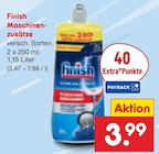 Maschinenzusätze von Finish im aktuellen Netto Marken-Discount Prospekt