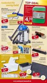 Aktueller Sonderpreis Baumarkt Prospekt mit Staubsauger, "... da, wo Heimwerkerherzen höher schlagen!", Seite 9