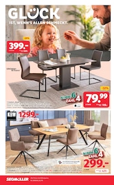 Aktueller Segmüller Prospekt mit Esstisch, "ZUM GLÜCK GIBT’S SEGMÜLLER", Seite 4
