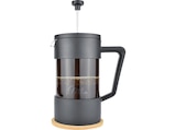 FRENCH PRESS-SET GLAS (4-tlg.), 1 L Kaffeebereiter Schwarz/Transparent von MILU im aktuellen MediaMarkt Saturn Prospekt für 19,99 €