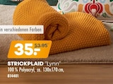 STRICKPLAID "Lynn" im aktuellen Möbel Kraft Prospekt