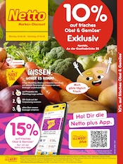 Aktueller Netto Marken-Discount Discounter Prospekt in Niederroßla und Umgebung, "10% auf Obst & Gemüse" mit 2 Seiten, 02.02.2026 - 07.02.2026