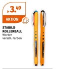 ROLLERBALL Worker von STABILO im aktuellen Müller Prospekt