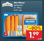 Mini Wiener Angebote von Hofmaier bei Netto Marken-Discount Berlin für 1,99 €