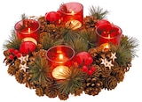 Aktuelles Adventskranz mit Teelichtgläsern Angebot bei Rossmann in Münster ab 9,99 €