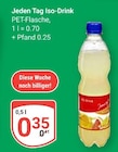 Jeden Tag Iso-Drink bei GLOBUS im Hermsdorf Prospekt für 0,35 €