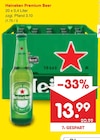 Premium Beer Angebote von Heineken bei Netto Marken-Discount Erfurt für 13,99 €