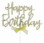 Aktuelle Torte Angebote bei E center in Mannheim Aktuelles TORTENSTECKER SCHLEIFE HAPPY BIRTHDAY Angebot bei E center in Mannheim ab 1,00 €