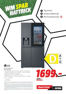 Kühlschrank im MediaMarkt Saturn Prospekt "WM SPAR HATTRICK" mit 20 Seiten (Lüneburg)