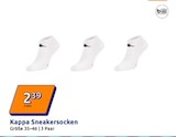 Sneakersocken im Angebot bei Action in Solingen Sneakersocken Angebote von Kappa bei Action Solingen für 2,39 €