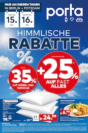 porta Möbel Prospekt für Hoppegarten: "HIMMLISCHE RABATTE", 1 Seite, 15.05.2026 - 16.05.2026