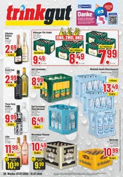 Trinkgut GetrĂ€nkemarkt Prospekt der aktuellen Woche mit 6 Seiten, gĂŒltig von 07.07.2025 bis 12.07.2025, in Borgholzhausen und Umgebung Aktueller Trinkgut GetrĂ€nkemarkt Prospekt in Borgholzhausen und Umgebung, "Aktuelle Angebote" mit 6 Seiten, 07.07.2025 - 12.07.2025