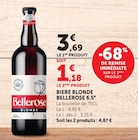 Super U Clamart - Promo Bière Blonde 6.5° Promo Bière Blonde 6.5° à 1,18 € dans le catalogue Super U à Clamart