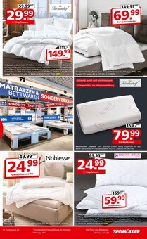 Kopfkissen im Segmüller Prospekt "SEGMÜLLER Highlight Angebote" mit 48 Seiten (München)