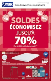 Prospectus Jysk à Tartas, "SOLDES", 4 pages, 08/01/2025 - 04/02/2025