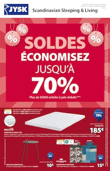 Prospectus Jysk à Crépy-en-Valois, "SOLDES", 4 pages de promos valables du 08/01/2025 au 04/02/2025