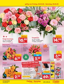 Blumen im Netto Marken-Discount Prospekt "Aktuelle Angebote" mit 69 Seiten (Magdeburg)
