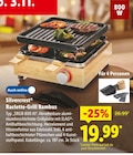 Raclette-Grill Bambus von Silvercrest für 19,99 € bei Lidl im Angebot Raclette-Grill Bambus von Silvercrest im aktuellen Lidl Prospekt