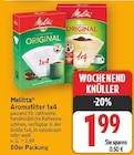 Aromafilter 1x4 von Melitta im aktuellen E center Prospekt