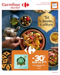 Prospectus Carrefour Market à Le Raincy, "Tout le Ramadan à petits prix", 25 pages, 27/01/2026 - 15/02/2026
