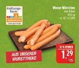 Aktuelles Wiener Würstchen mit Käse Angebot bei Marktkauf in Leipzig ab 1,29 €