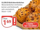 Aktuelle Wecker Angebote bei GLOBUS in Ludwigshafen (Rhein) Aktuelles Kürbiskernbrötchen Angebot bei GLOBUS in Ludwigshafen (Rhein) ab 1,69 €