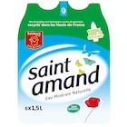 Eau minérale naturelle - SAINT AMAND à 2,52 € dans le catalogue Carrefour