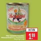 Feinmildes Weinsauerkraut Angebote von Spitzbüble bei Marktkauf Rottenburg für 1,99 €