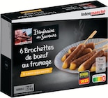 6 brochettes de bœuf au fromage surgelées - ITINÉRAIRE DES SAVEURS dans le catalogue Intermarché Contact