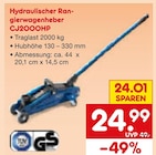 Aktuelles Hydraulischer Rangierwagenheber CJ2000HP Angebot bei Netto Marken-Discount in Frankfurt (Main) ab 24,99 €