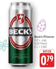 Pilsener Angebote von Beck's bei EDEKA Bensheim für 0,79 €