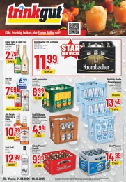 Trinkgut Prospekt für Kalletal mit 6 Seiten Trinkgut Prospekt für Kalletal: "Aktuelle Angebote", 6 Seiten, 04.08.2025 - 09.08.2025