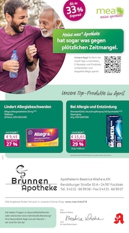 mea - meine apotheke Prospekt Unsere April-Angebote mit 4 Seiten