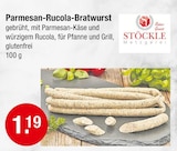 Parmesan-Rucola-Bratwurst im V-Markt Prospekt Parmesan-Rucola-Bratwurst von Stöckle Metzgerei im aktuellen V-Markt Prospekt für 1,19 €