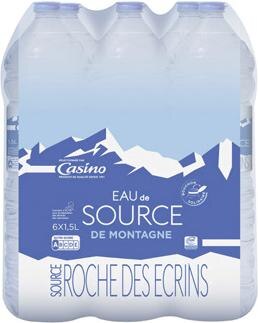Eau de source de montagne Provence 6x1 litre - Super U, Hyper U, U