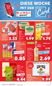 Bier im Kaufland Prospekt "Hier bin ich richtig" mit 64 Seiten (Brandenburg (Havel))