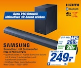 Soundbar mit Subwoofer HW-B760GD/ZG von Samsung im aktuellen HEM expert Prospekt