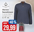 Herren-Sweattroyer Angebote von Navigator bei Kaufhaus Stolz Kiel für 29,99 €