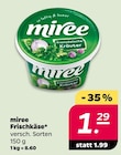Frischkäse von miree für 1,29 € bei Netto mit dem Scottie im Angebot Frischkäse von miree im aktuellen Netto mit dem Scottie Prospekt