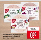Paprika-Lyoner im Angebot bei Marktkauf in Ludwigsburg Paprika-Lyoner Angebote von Gut & Günstig bei Marktkauf Ludwigsburg für 0,99 €